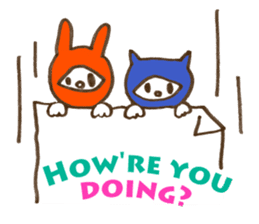 Animal Ninja English version sticker #5810410