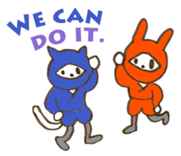 Animal Ninja English version sticker #5810411