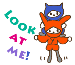 Animal Ninja English version sticker #5810415