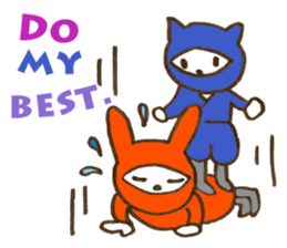 Animal Ninja English version sticker #5810418