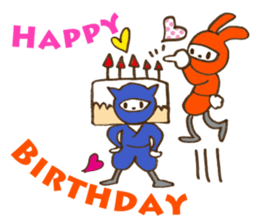 Animal Ninja English version sticker #5810419