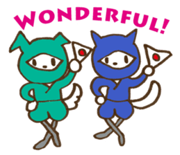 Animal Ninja English version sticker #5810422