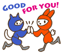 Animal Ninja English version sticker #5810423