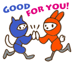 Animal Ninja English version sticker #5810423