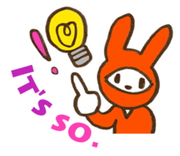 Animal Ninja English version sticker #5810424