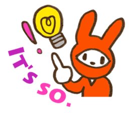 Animal Ninja English version sticker #5810424