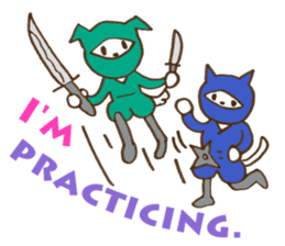 Animal Ninja English version sticker #5810425