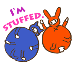 Animal Ninja English version sticker #5810426