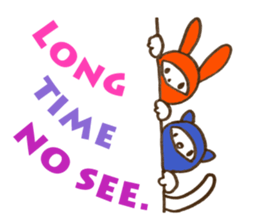 Animal Ninja English version sticker #5810428