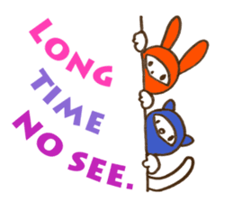 Animal Ninja English version sticker #5810428