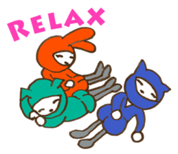 Animal Ninja English version sticker #5810431