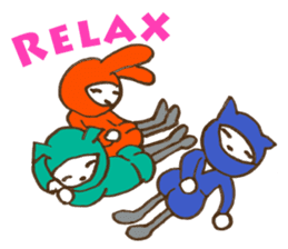 Animal Ninja English version sticker #5810431