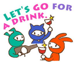 Animal Ninja English version sticker #5810432