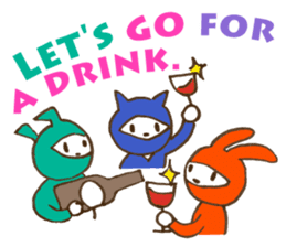 Animal Ninja English version sticker #5810432