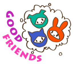 Animal Ninja English version sticker #5810433