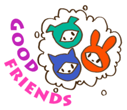 Animal Ninja English version sticker #5810433