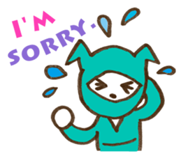 Animal Ninja English version sticker #5810437