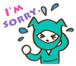 Animal Ninja English version sticker #5810437