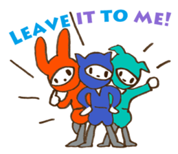 Animal Ninja English version sticker #5810443