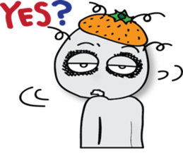 Sour orange sticker #5811011