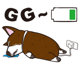 0.5mm Dachshund V.S Corgi sticker #5811426