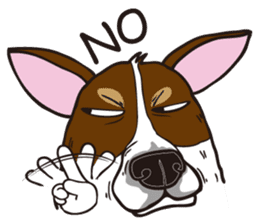 0.5mm Dachshund V.S Corgi sticker #5811427