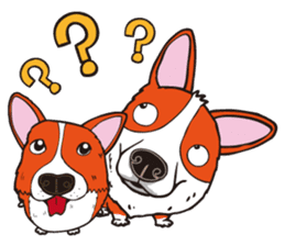 0.5mm Dachshund V.S Corgi sticker #5811429