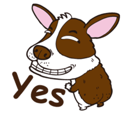 0.5mm Dachshund V.S Corgi sticker #5811439