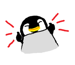 LOVELY!? Baby Penguin sticker #5811454
