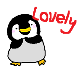 LOVELY!? Baby Penguin sticker #5811469