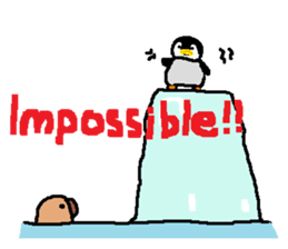 LOVELY!? Baby Penguin sticker #5811477