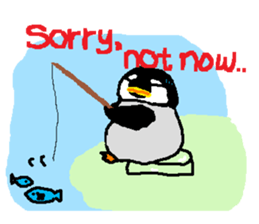 LOVELY!? Baby Penguin sticker #5811480