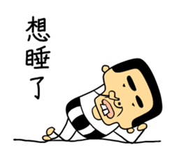 snaggletooth man sticker #5811487