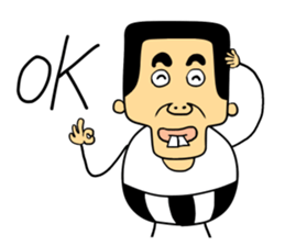 snaggletooth man sticker #5811512