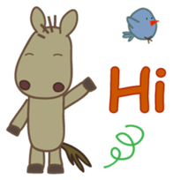 The horse's SAFARI sticker #5811728