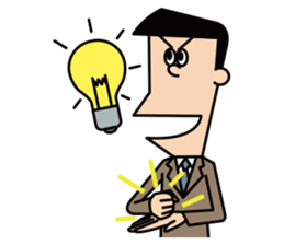 salaried workers. sticker #5812644