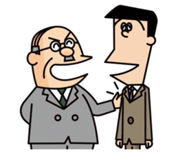 salaried workers. sticker #5812666