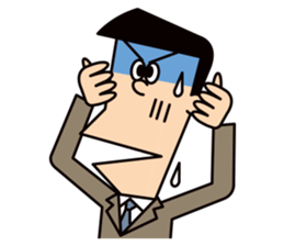 salaried workers. sticker #5812680