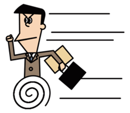 salaried workers. sticker #5812683