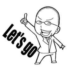 People of thinning hair sticker #5813389