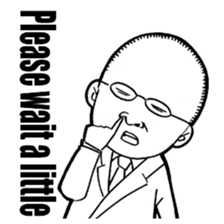 People of thinning hair sticker #5813393