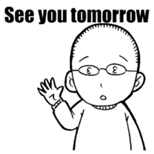 People of thinning hair sticker #5813401