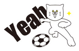 Costume of the cat -English-soccer- sticker #5813884