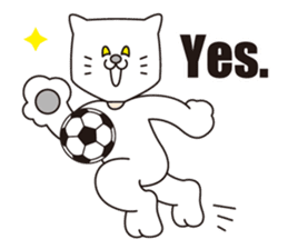 Costume of the cat -English-soccer- sticker #5813885