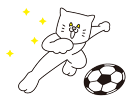 Costume of the cat -English-soccer- sticker #5813886