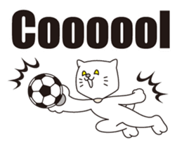 Costume of the cat -English-soccer- sticker #5813888