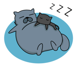 Fat Cat and Kitten sticker #5814490
