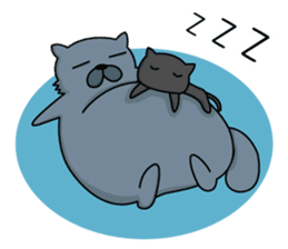 Fat Cat and Kitten sticker #5814490
