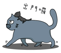 Fat Cat and Kitten sticker #5814496