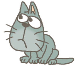 Cat / Chat 4 Picture only sticker #5814566